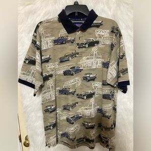 Classic Car Polo Shirt size Large
